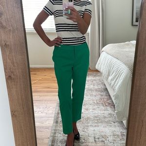 Express Editor Green 2R Dress Suit Pants